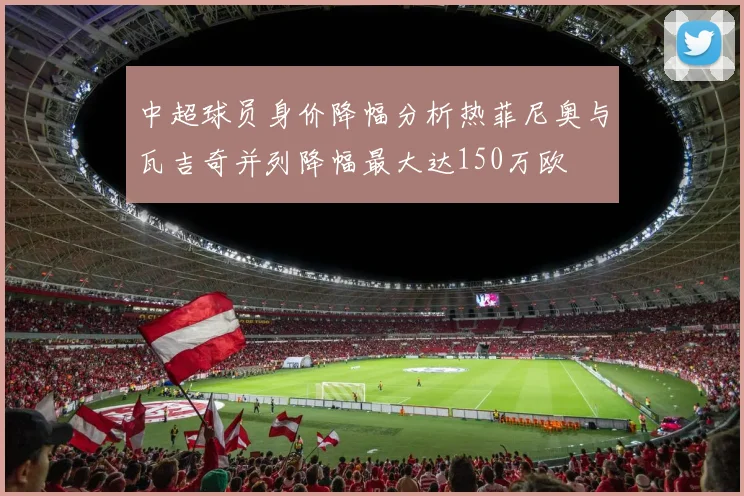 中超球员身价降幅分析热菲尼奥与瓦吉奇并列降幅最大达150万欧